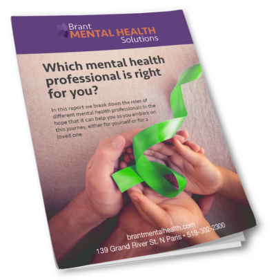 Which Mental Health Professional Is Right For You? - Brant Mental ...